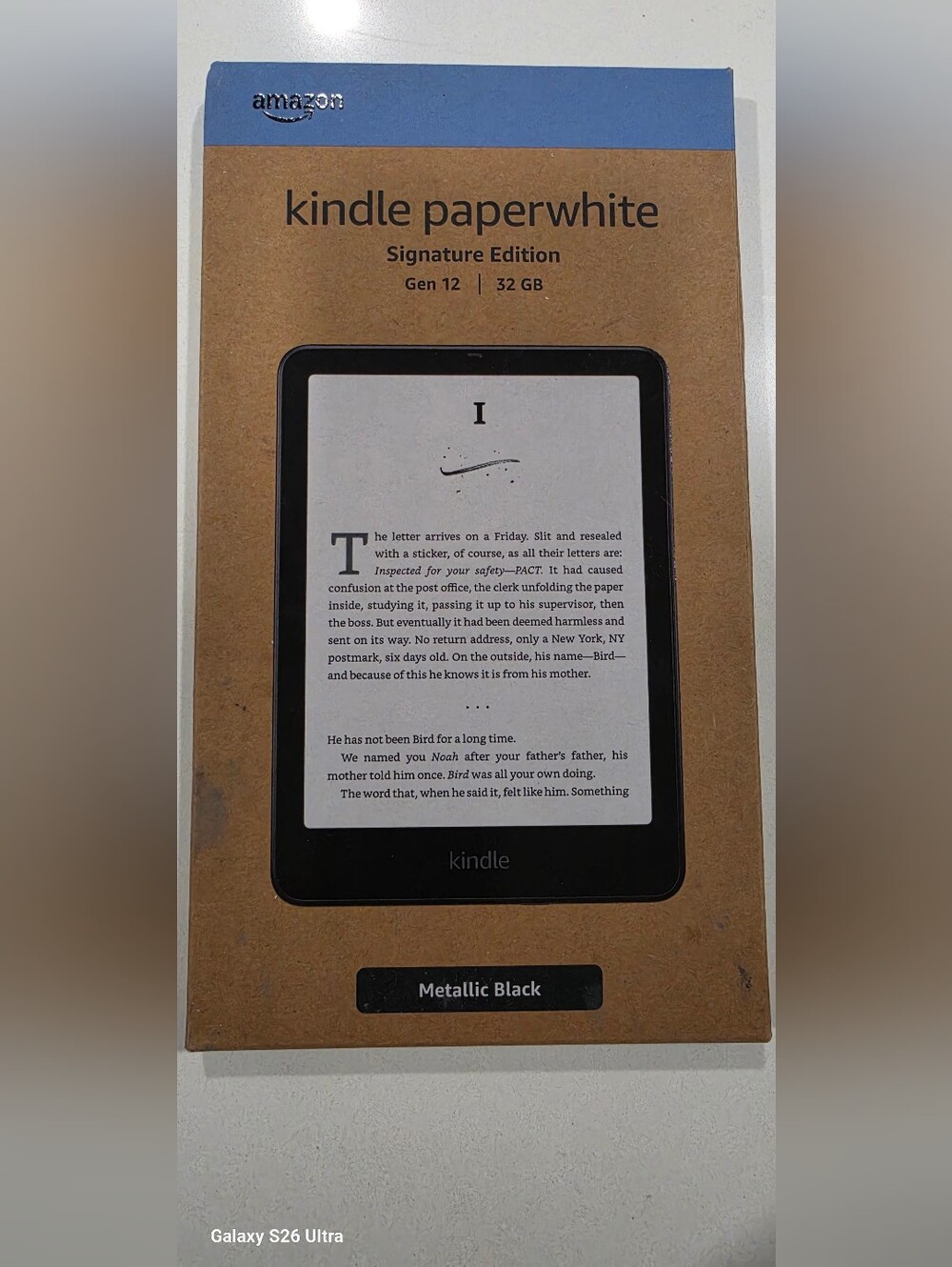 Amazon Kindle Paperwhite Signature Edition Gen 12 - Metallic Black